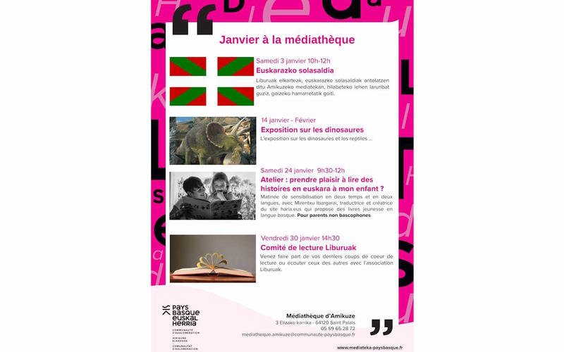 Atelier : prendre plaisir à la lecture en euskara à mon enfant