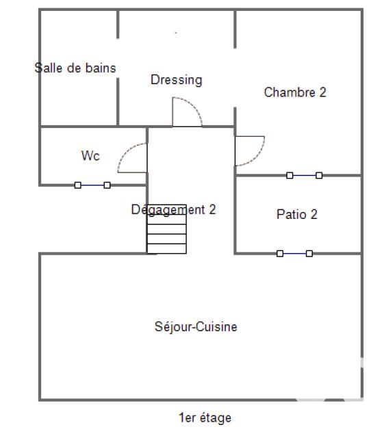 Maison de village - 103 m² - 4 pièces