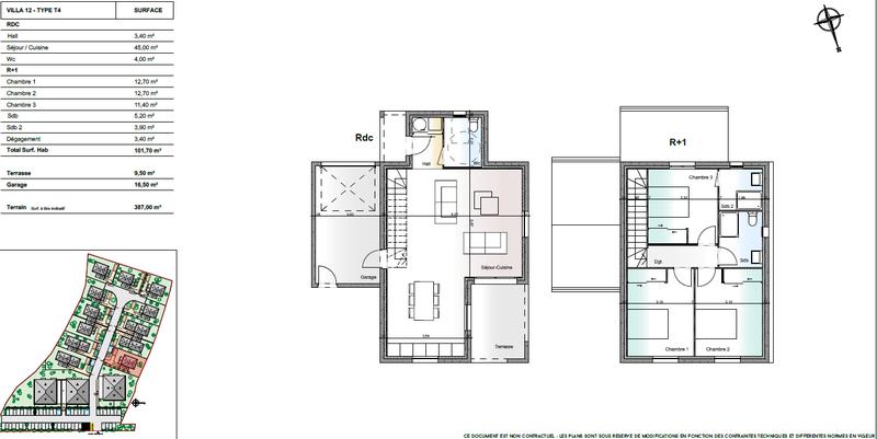 Villa - 102 m² - 4 pièces