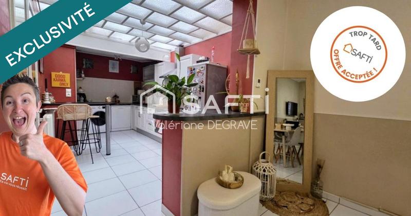 Maison - 89 m² - 4 pièces