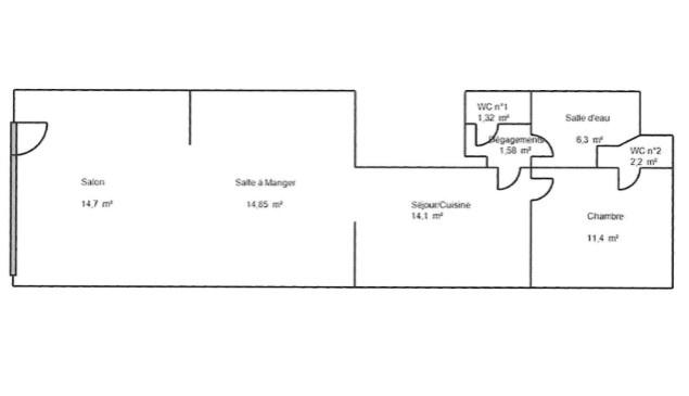 Local commercial - 66 m²