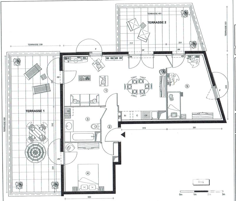 Appartement - 61 m² - 3 pièces