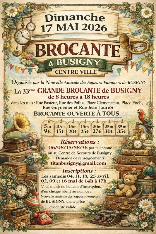 Brocante de la nouvelle amicale des sapeurs-pompiers