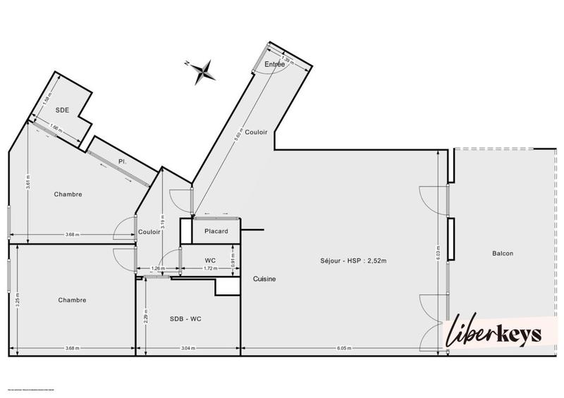 Appartement - 79 m² - 3 pièces