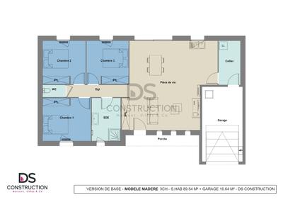 Maison - 89 m² - 5 pièces