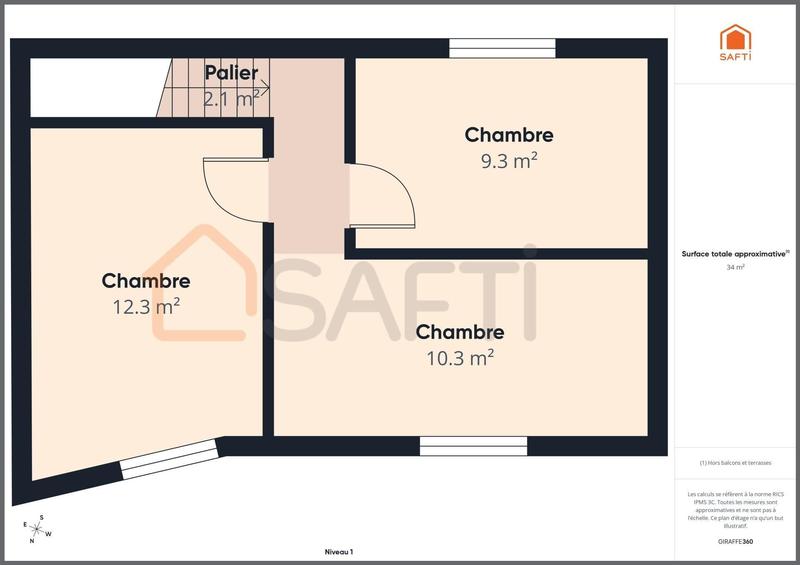 Maison - 101 m² - 6 pièces