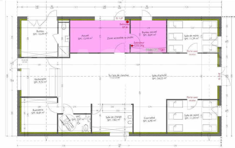 Local commercial - 153 m² - 7 pièces