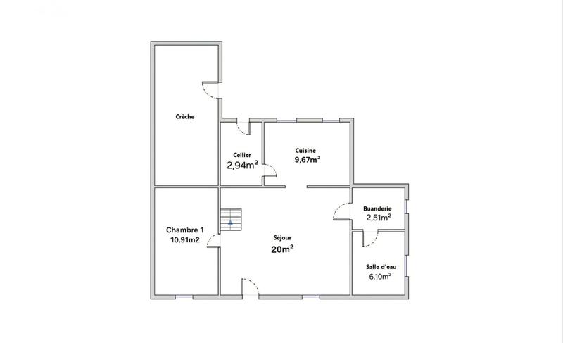 Maison - 70 m² - 5 pièces