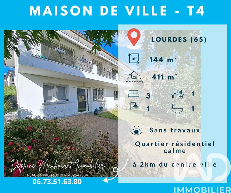 Maison de ville - 144 m² - 5 pièces