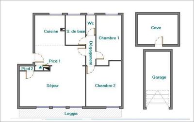 Appartement - 74 m² - 4 pièces