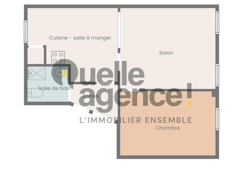 Appartement - 47 m² - 2 pièces