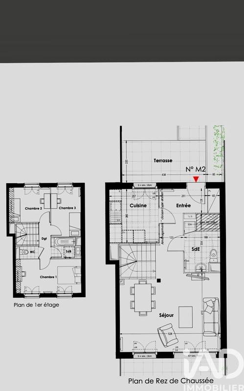Duplex - 84 m² - 4 pièces