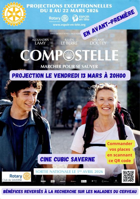 Projection en avant-première du film : Compostelle, marcher pour se sauver