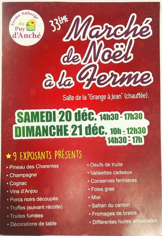 33ème marché de Noël à la Ferme