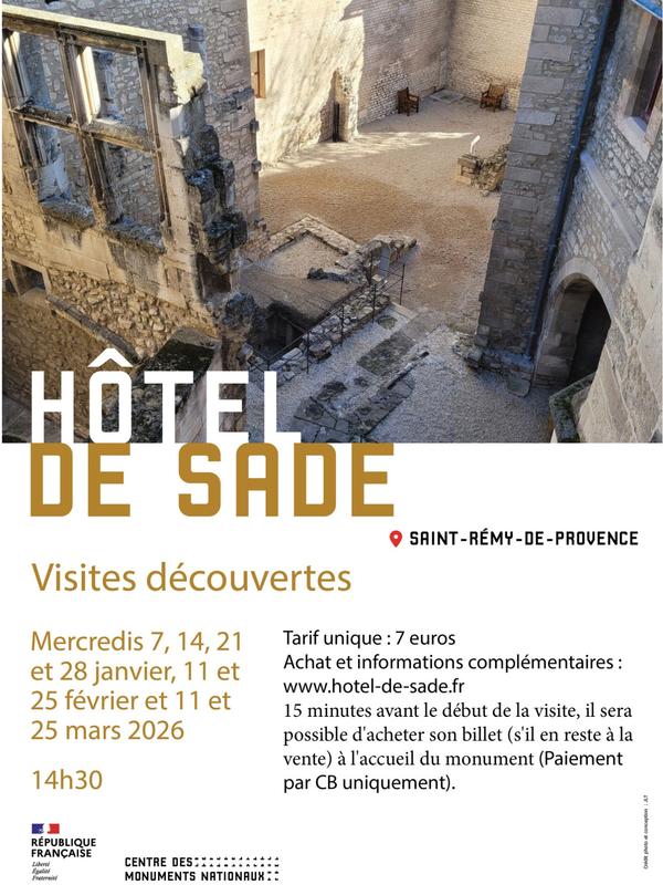 Visites découvertes à l'Hôtel de Sade