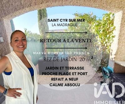 Appartement - 20 m² - 1 pièce