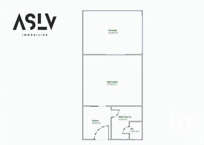 Maison - 40 m² - 2 pièces