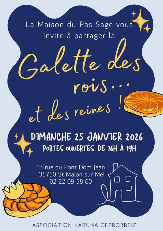 Galette des rois à la Maison du Pas Sage