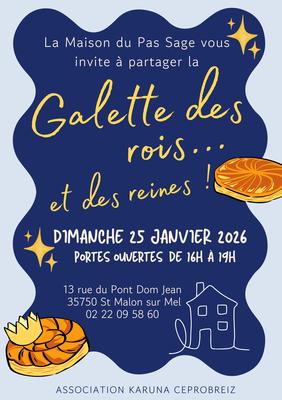 Galette des rois à la Maison du Pas Sage