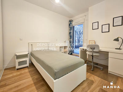 Chambre - 11 m² - 4 pièces