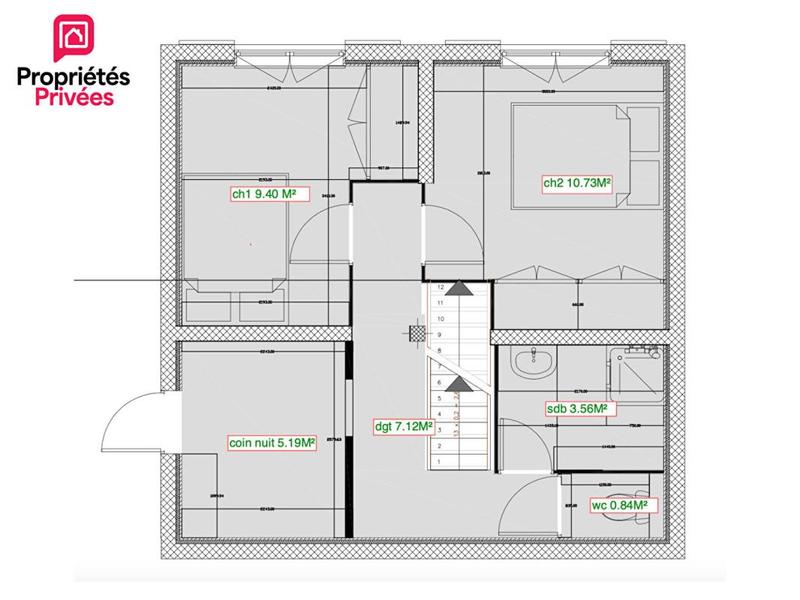 Châlet - 72 m² - 4 pièces