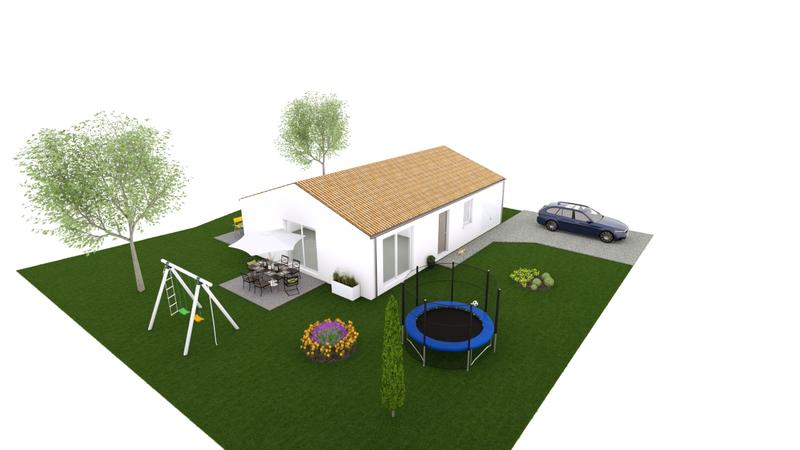 Maison - 80 m² - 4 pièces