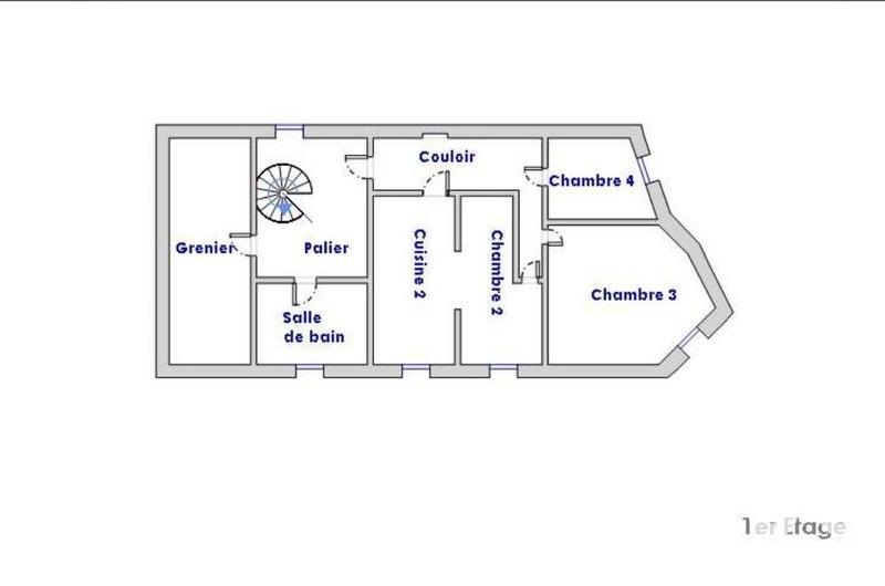 Maison de ville - 159 m² - 6 pièces