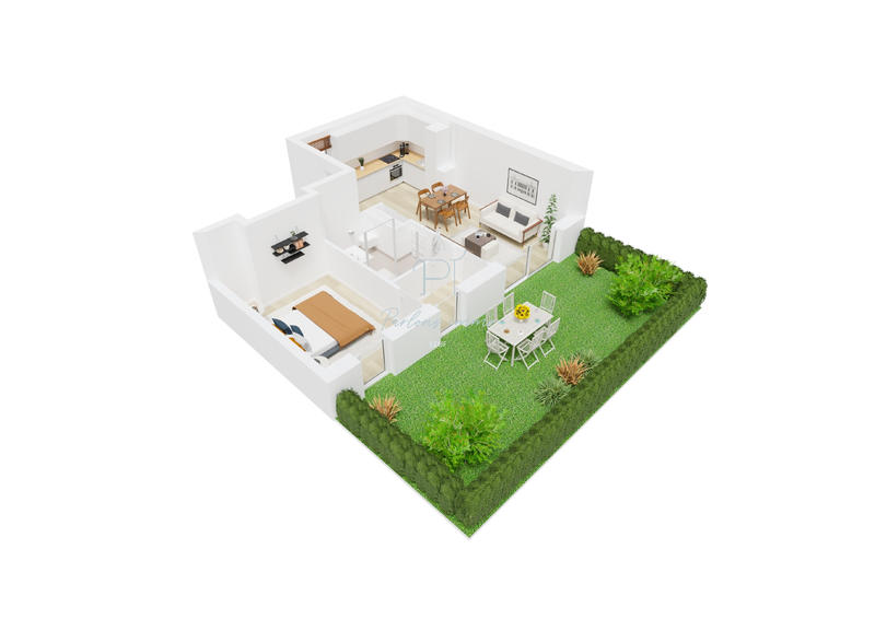 Appartement - 42 m² - 2 pièces