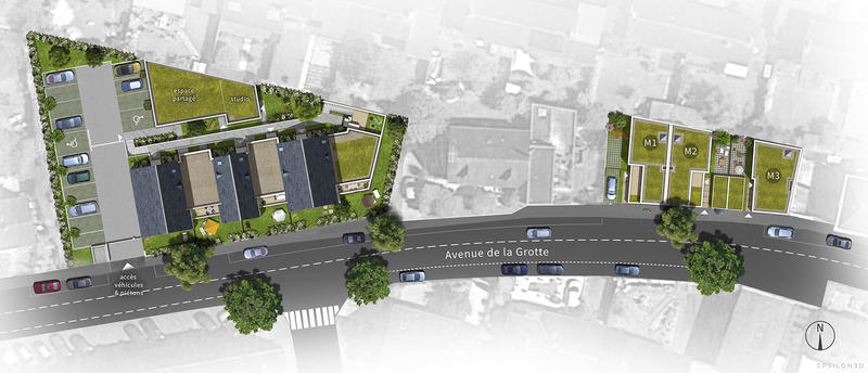 Appartement - 37 à 69 m² - 2 à 3 pièces