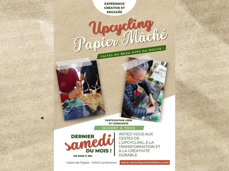 Les Samedis Durables : sensibilisation à l'Upcycling &amp;  Papier Mâché