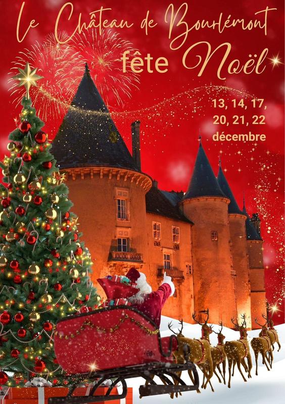 Le château de Bourlémont fête Noël