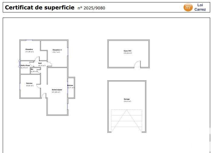 Appartement - 80 m² - 4 pièces