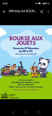 Bourse aux jouets