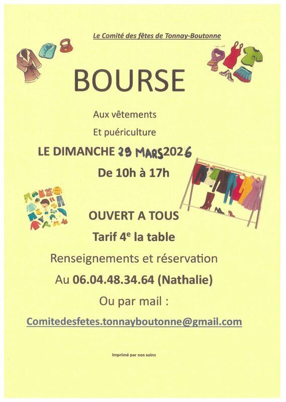 Bourse aux vêtements et puériculture