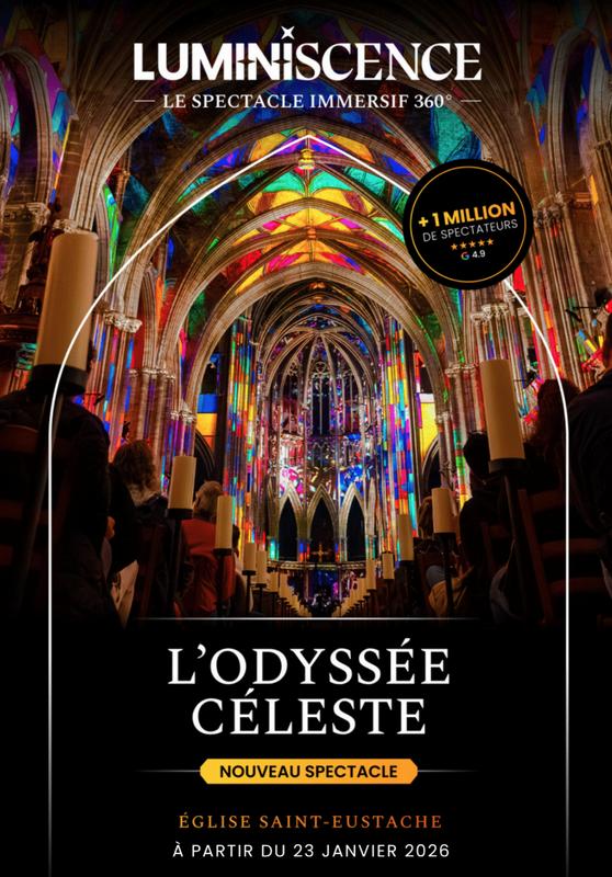 Luminiscence présente l’Odyssée Céleste à Saint-Eustache