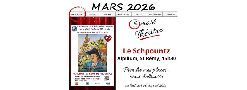 Théâtre : "Le Schpountz" à l'Alpilium