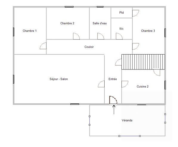 Maison ancienne - 113 m² - 5 pièces