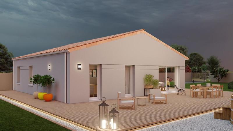 Maison - 93 m² - 6 pièces