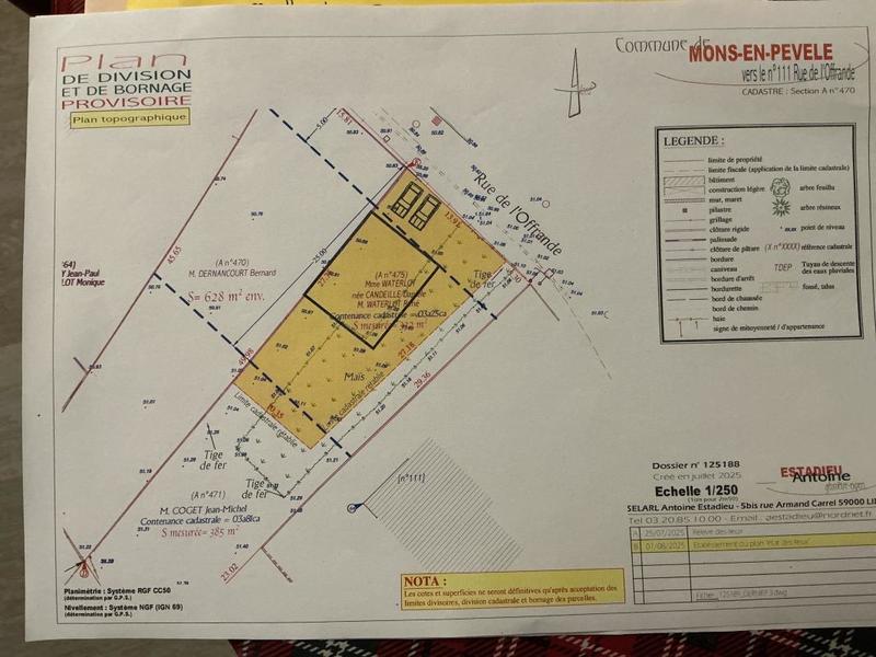 Terrain constructible - 332 m²