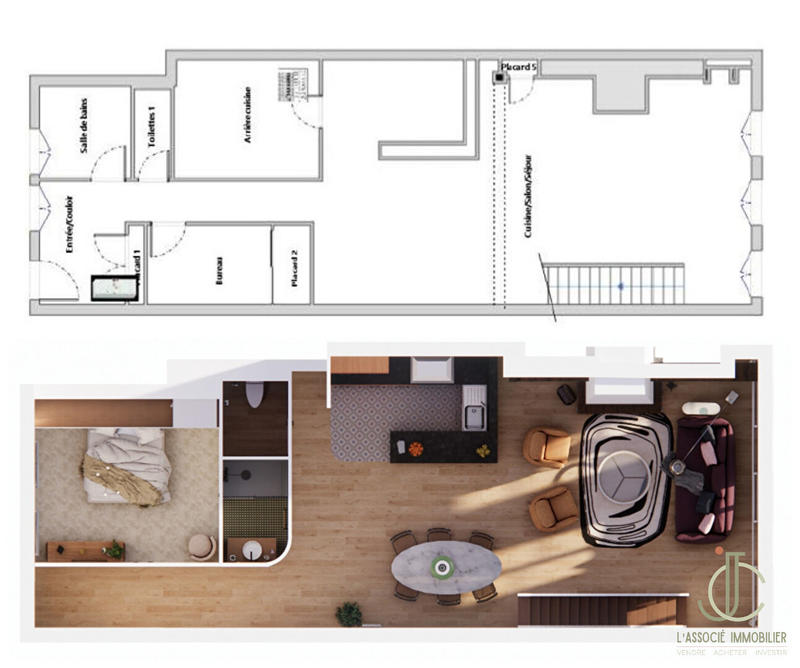 Appartement - 106 m² - 4 pièces