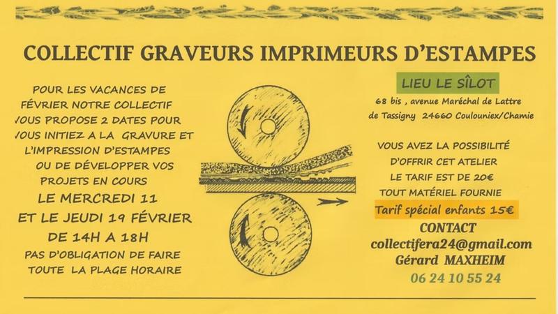 Initiation à la gravure et à l'impression d'estampes