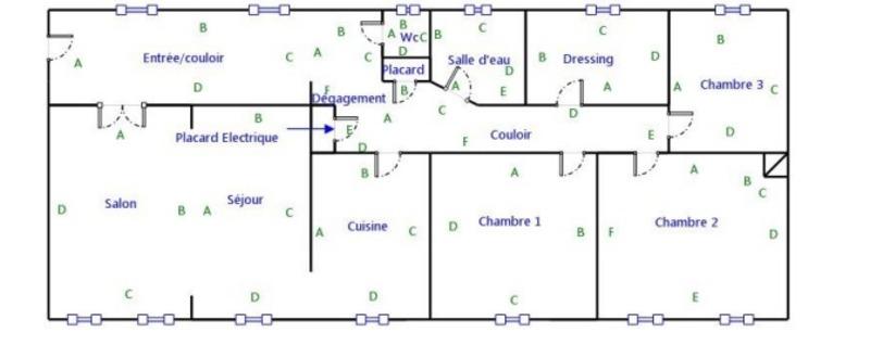 Appartement - 134 m² - 6 pièces