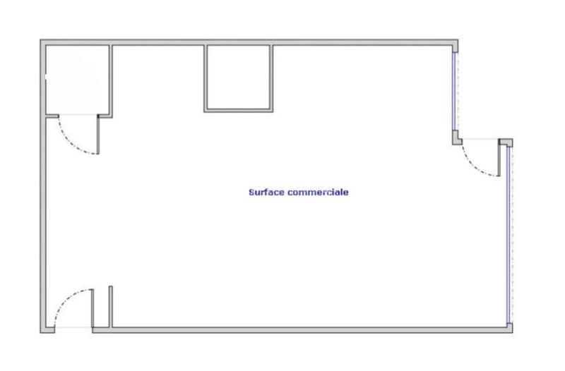 Local commercial - 40 m² - 1 pièce