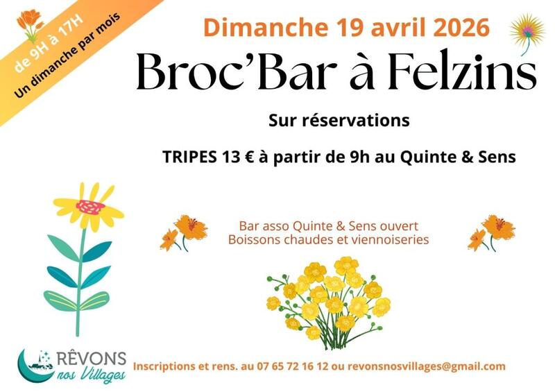 Broc'bar à Felzins