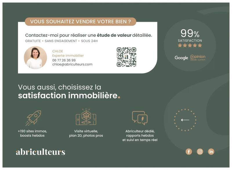 Maison de village - 71 m² - 3 pièces