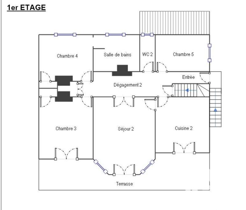 Maison - 177 m² - 8 pièces