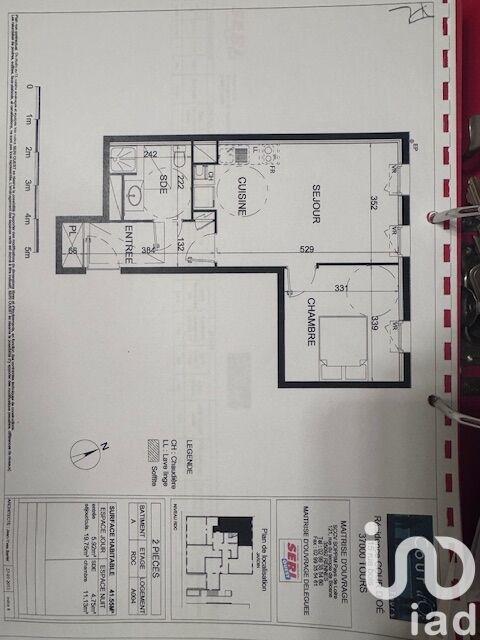 Appartement - 42 m² - 2 pièces