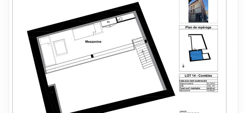 Appartement - 48 m² - 2 pièces