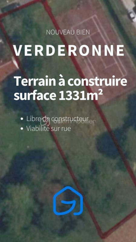 Terrain constructible - 1 331 m²