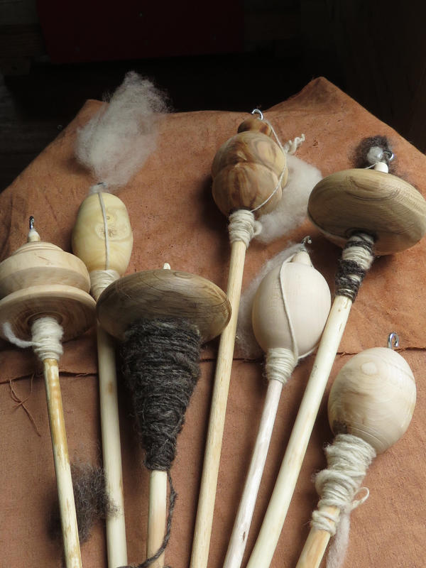 Stage de filage de laine au rouet et fuseau